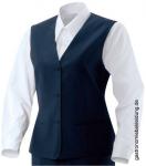 Damenweste marineblau, knitterarm