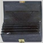 Kellnerbörse Leder, schwarz