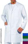 Leiber Laborkittel Herren weiß Arztmantel Druckknöpfe