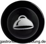 Kugelknöpfe-Satz, schwarz mit Cloche, Kochknöpfe