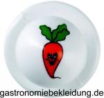 Kugelknöpfe-Satz, weiss mit Möhre, Kochknöpfe