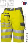 BP® Kurze Hose Warnschutz Shorts gelb/dunkelgrau