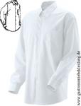 Berufsbekleidung Oberhemd weiß langarm Stretch
