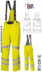 Wetterschutzhose Warnschutzhose gelb